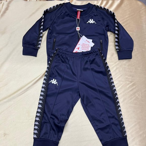 NWT Kappa 2pc Kids Unisex T-shirt T rouser